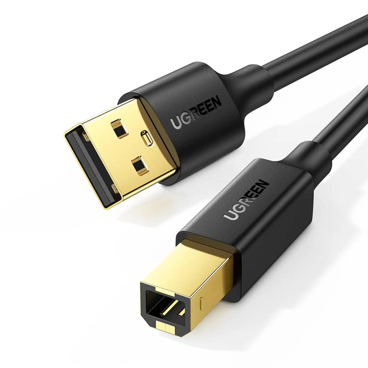 UGREEN USB 2.0 Printer Cable 1.5M A to B Male Gold Plated HP Canon Brother Samsung Dell Epson Scanner (10350) Ugreen