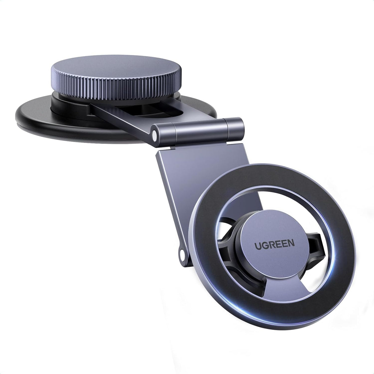 UGREEN for MagSafe Car Mount 360° Rotation, 2025 Upgraded Flexible Arm, Magnetic Phone Holder for Dashboard, Windscreen, Compatible with iPhone 16 Pro Max, and MagSafe Case(45577)
