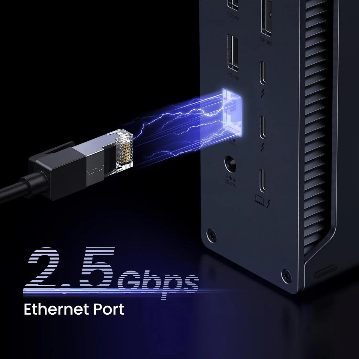 UGREEN Revodok Max 213 Thunderbolt 4 Dock 13-in-1 40Gbps Dual 4K 60Hz 8K 90W Charging 2.5GbE SD/TF MacBook Windows (25054) Ugreen