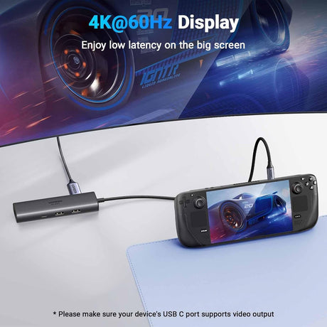 UGREEN 6-in-1 Multifunctional USB-C Hub HDMI 2 USB-A 3.2 1 USB 3.2 C RJ45 100W PD Ethernet Dock Multi Port (45000) Ugreen