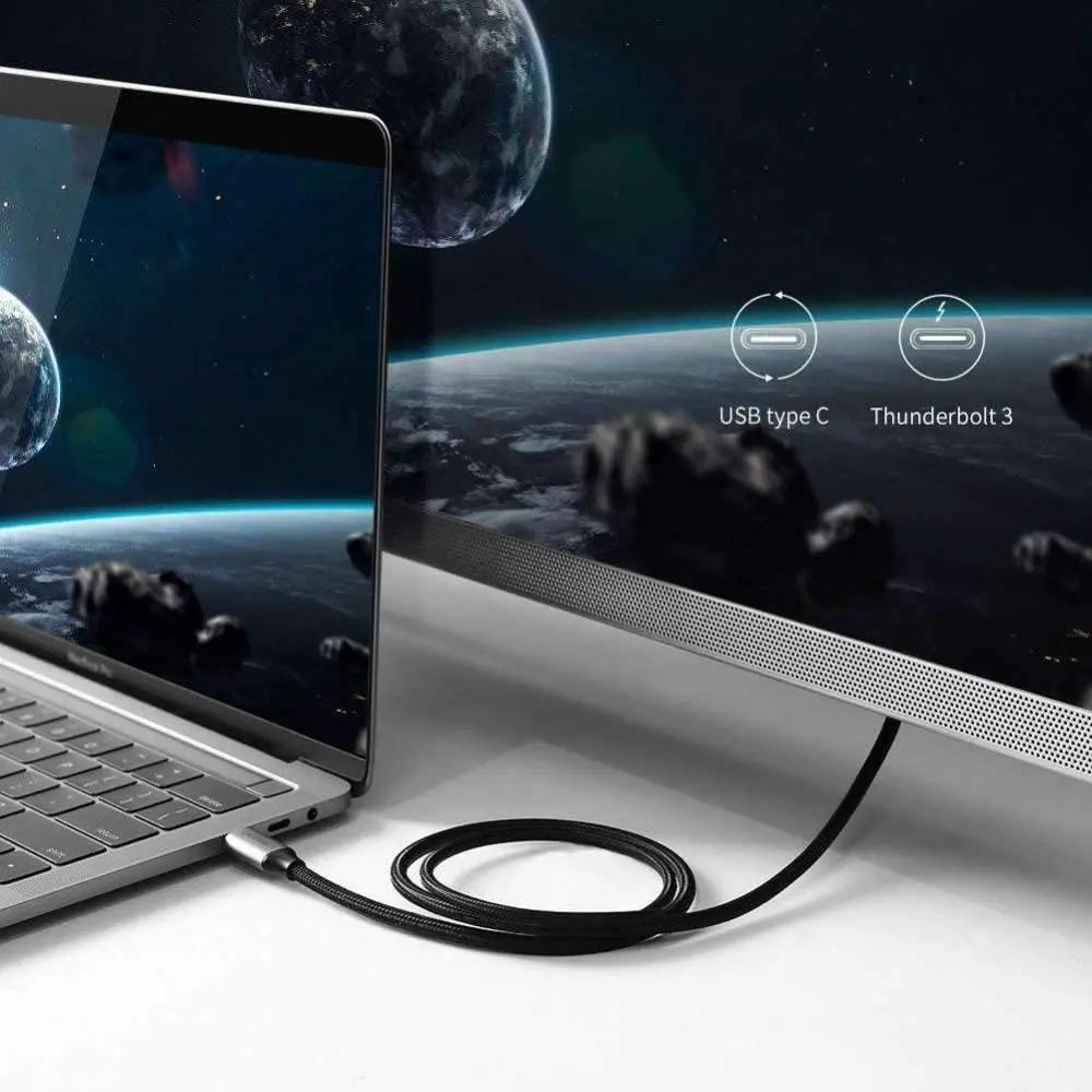 UGREEN USB Type C to HDMI Cable 1.5M Aluminum Shell Double Nylon Braided Thunderbolt 3, 4K@30Hz Male to Male (50570) Ugreen