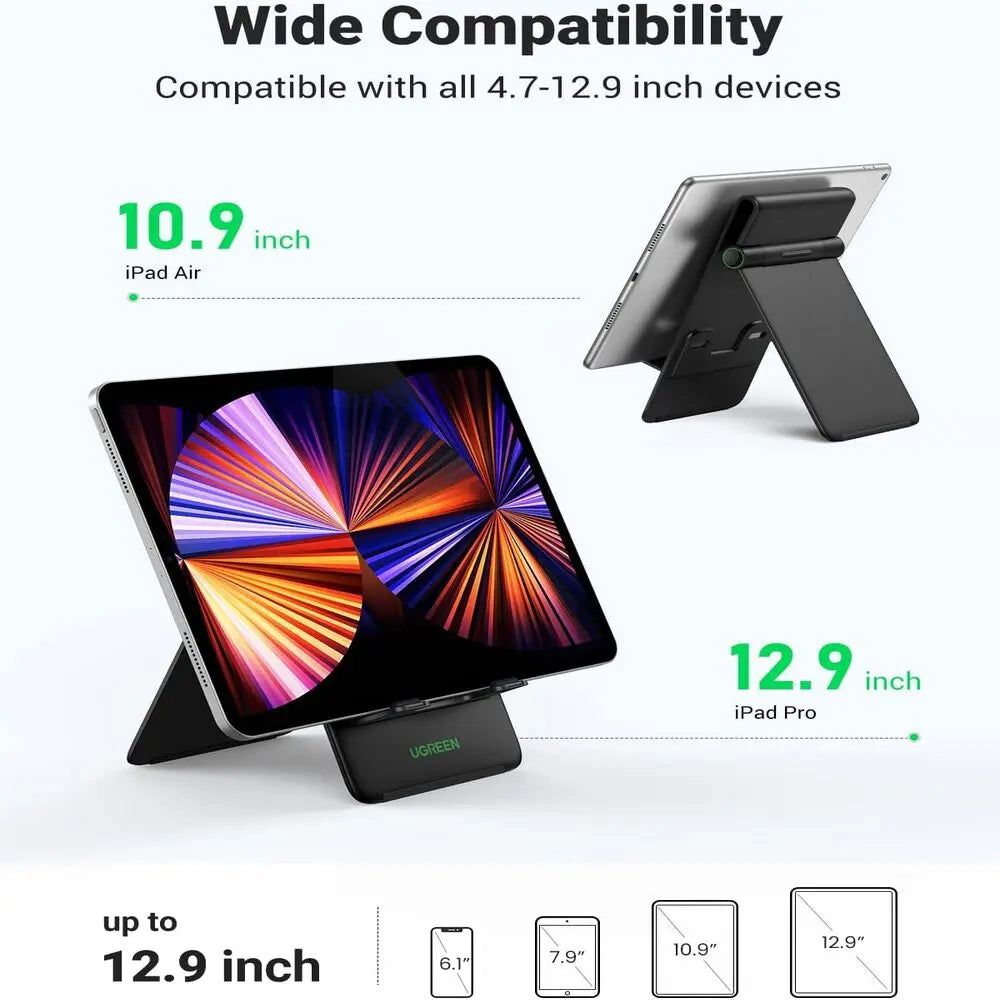 UGREEN Height Adjustable Foldable Desk Tablet Stand iPad Pro Mini Air iPhone 14 13 Pro Max Galaxy Tab S7 S6 Switch (20439) Ugreen