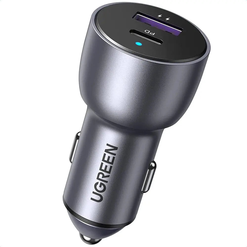 UGREEN 52.5W USB C Car Charger PD 30W QC 18W Fast Car Charging iPhone 14 13 12 iPad Galaxy S23 S22 S21 Pixel 7 6 (60980) Ugreen