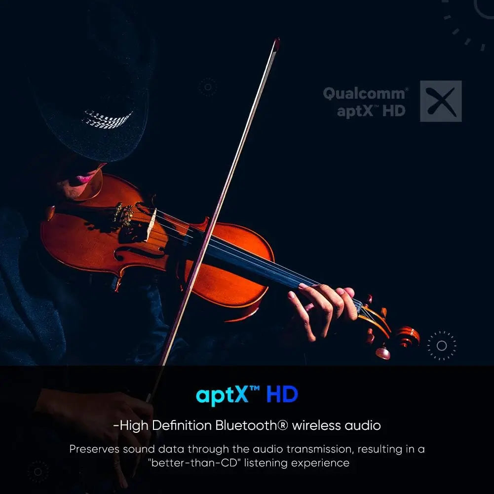 UGREEN Bluetooth 5.0 Transmitter Receiver 2-in-1 aptX Low Latency Wireless Audio Adapter TV Car AUX Optical USB 70158 Ugreen