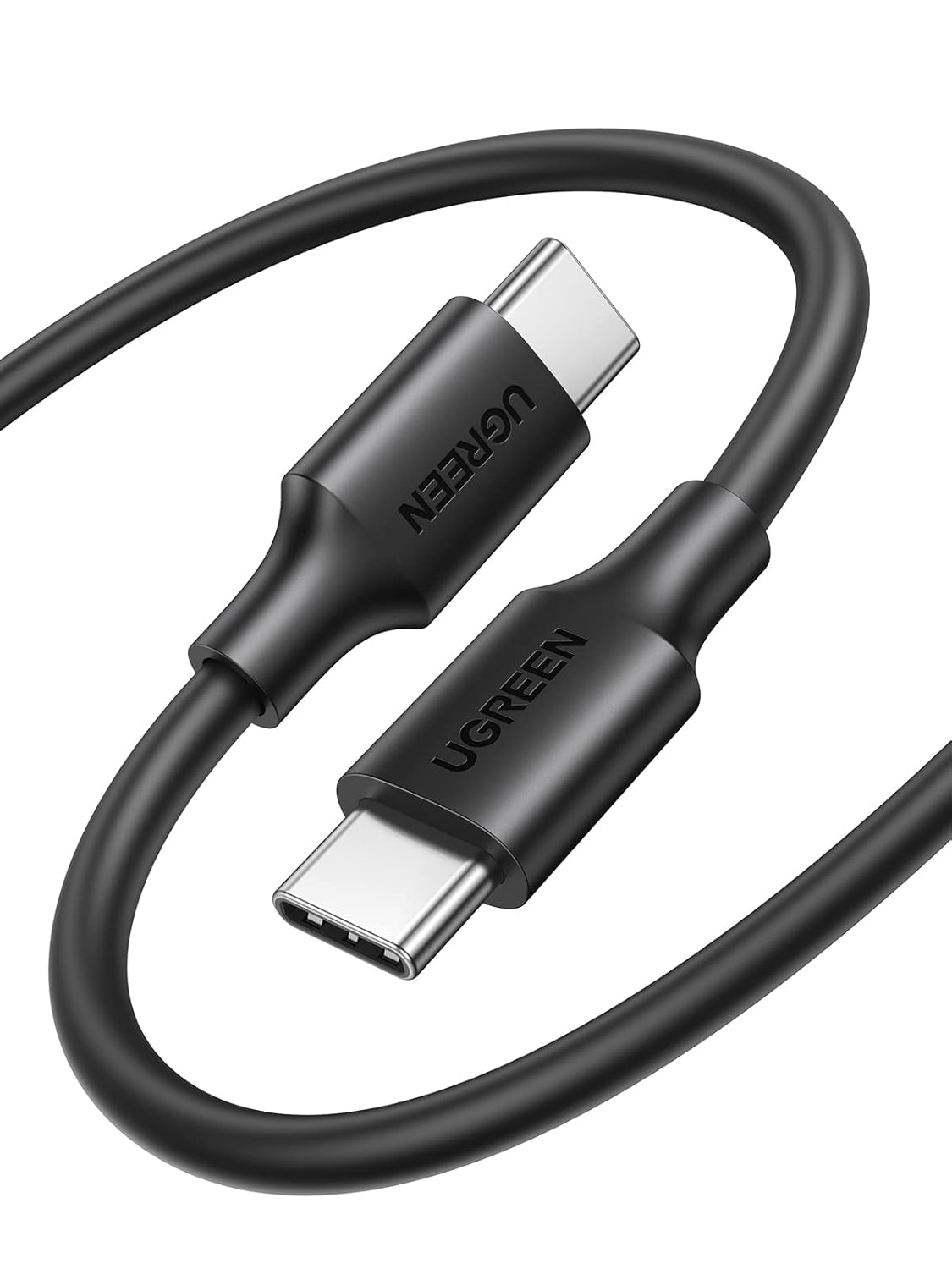 UGREEN USB C 2.0 Cable 2M 60W Male to Male Power Delivery 2.0 QC 2.0/3.0 Fast Charging Type-C Data Transfer Cable (10306) Ugreen