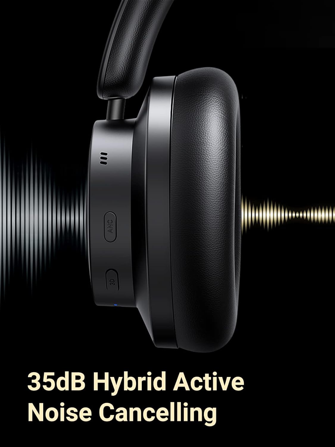 UGREEN HiTune Max 3 Active Noise Cancelling Bluetooth Headphones Over-Ear Wireless 60H Battery 3D Audio ANC 90422 Ugreen