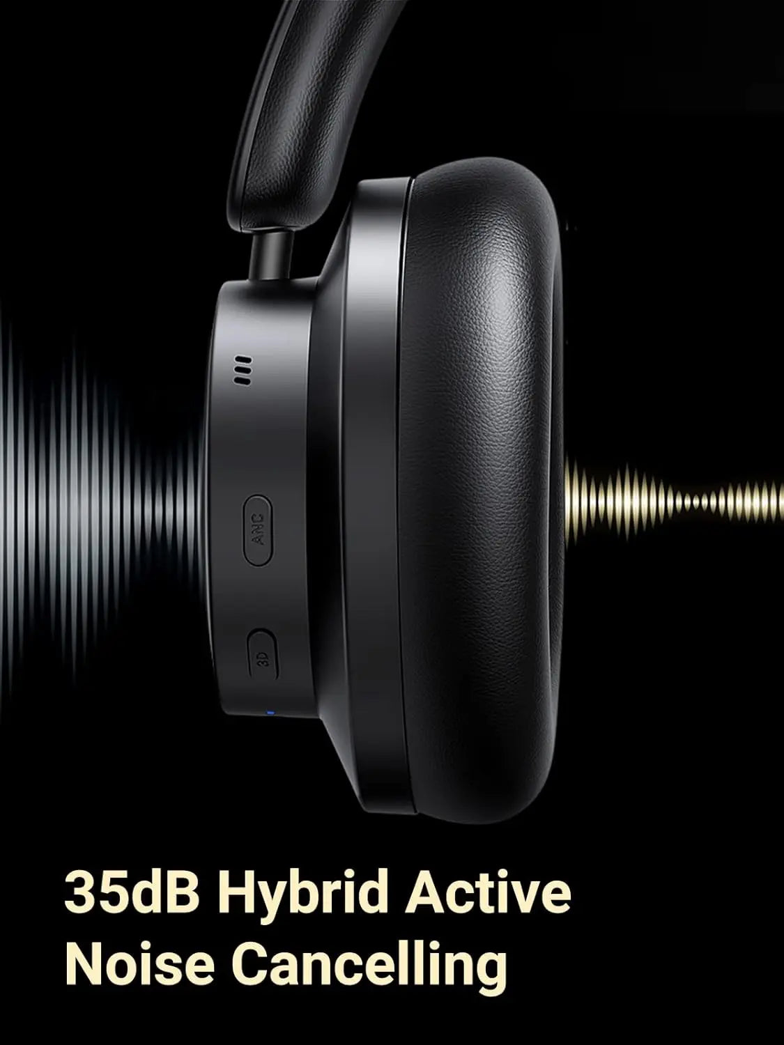 UGREEN HiTune Max 3 Active Noise Cancelling Bluetooth Headphones Over-Ear Wireless 60H Battery 3D Audio ANC 90422 Ugreen