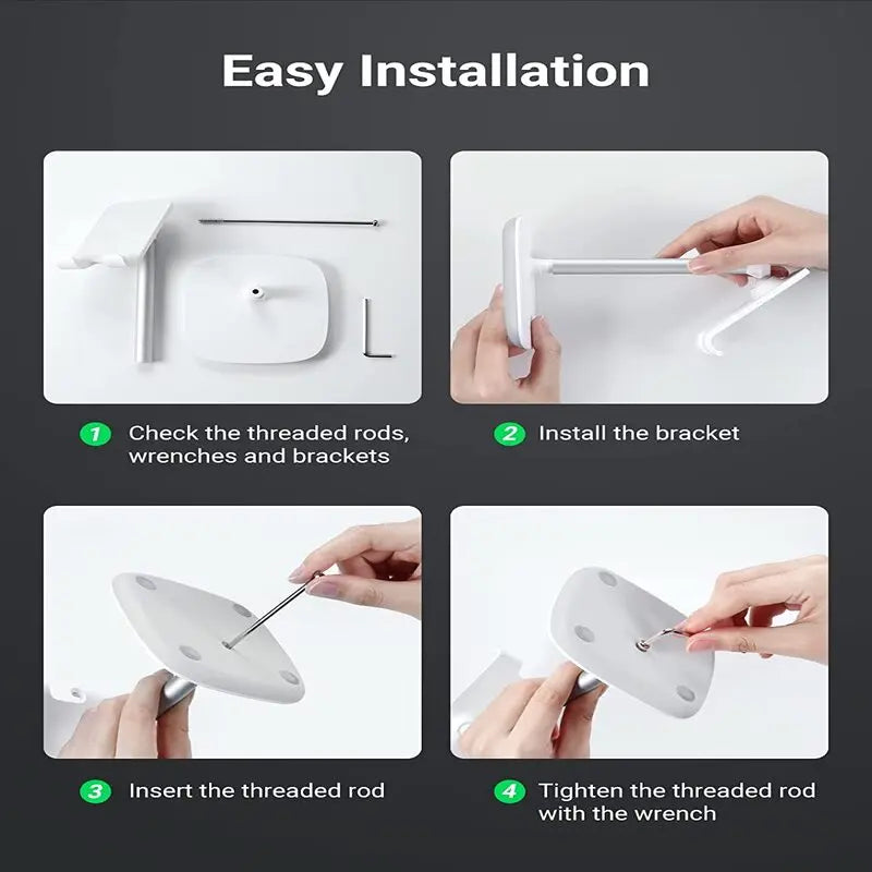 UGREEN Metal Multi-Angle Height Adjustable Desk Phone Holder 5°-45° All 4.0"-7.9" Device Stand Tablet Smartphone (60343) Ugreen