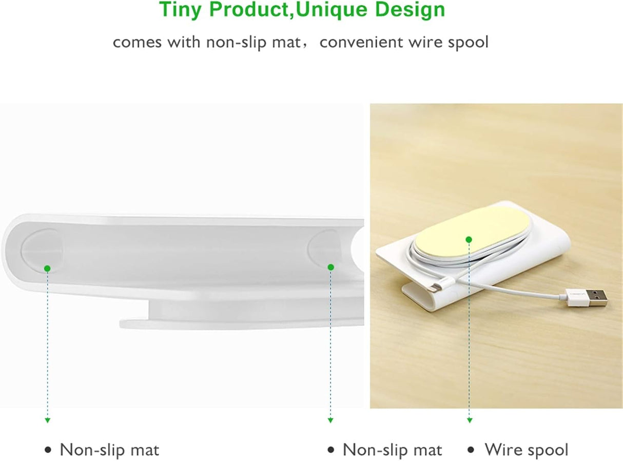 UGREEN Wall Mount Phone Holder – White | Adhesive Wall Charging Dock(30394)