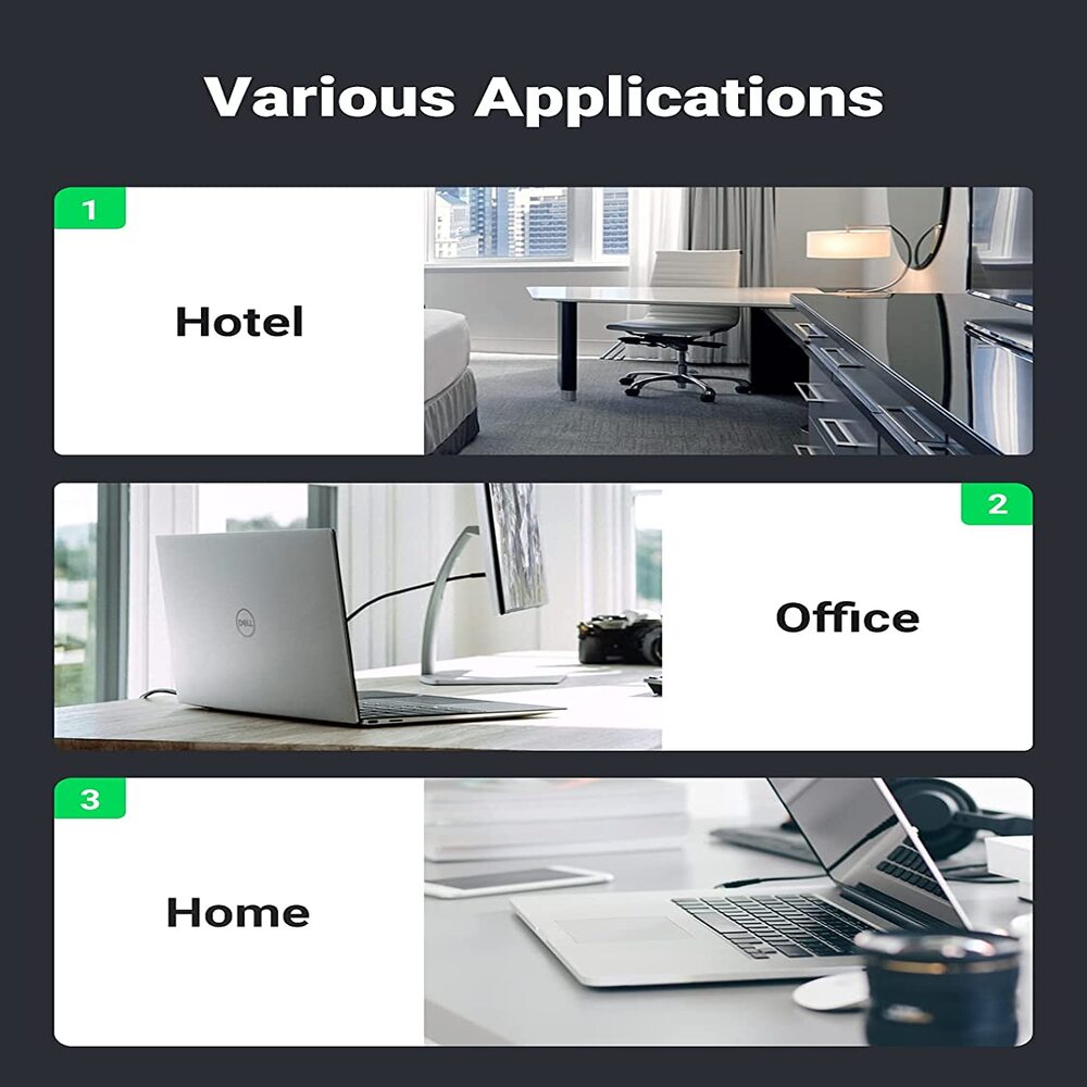 UGREEN Cat6 Ethernet Extension Cable 3M F/UTP RJ45 Male to Female 1000Mbps Gigabit Router PS5 Xbox Smart TV PC (11282) Ugreen