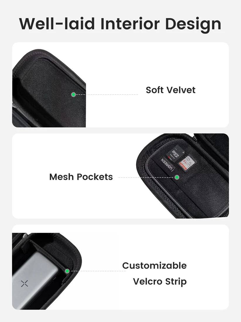 UGREEN Universal Electronic Accessories Travel Case | Cable Organizer, Portable Carrying Pouch (50903)