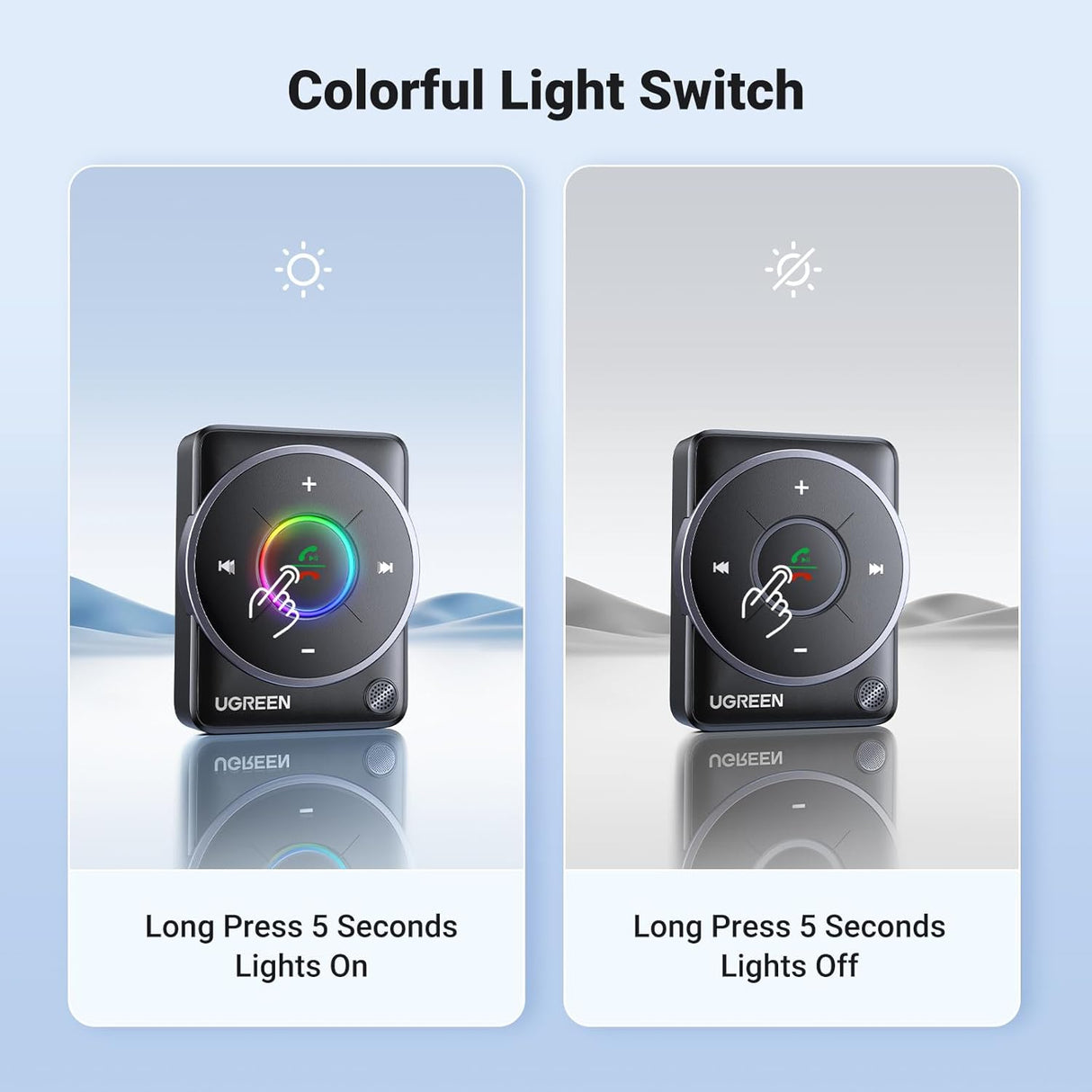 UGREEN Bluetooth 5.4 AUX Car Adapter Enhanced Connection Noise Cancellation Receiver Nylon Cable Car Music Hands-Free (35002) Ugreen