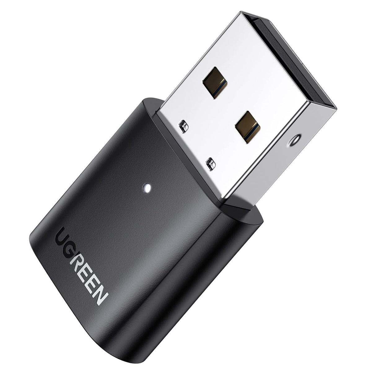 UGREEN USB Bluetooth Adapter for PC Bluetooth 5.0 Dongle USB2.0 EDR Receiver Mini Size Wireless Transfer Support Windows 10/8.1/8/7/XP Compatible with Desktop Laptop Mouse Keyboard Printer Speaker PS5 (80889)