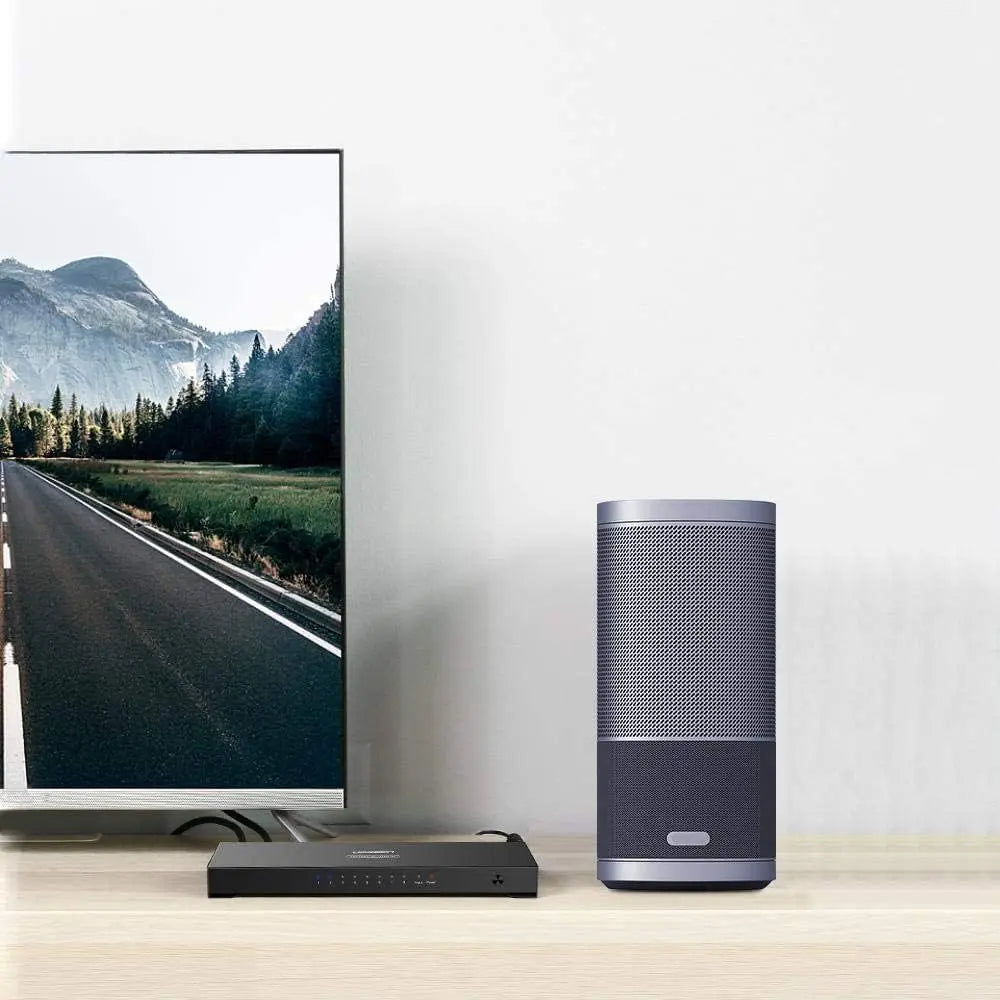 UGREEN 1x8 HDMI Splitter 1 In 8 Out HDMI Amplifier Splitter Full HD 1080P UHD 3D TV Monitor Projector Multi Display 40203EU Ugreen