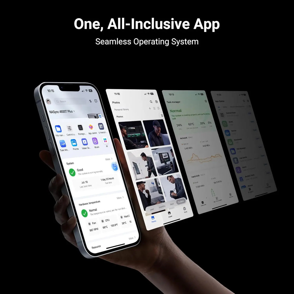 UGREEN NASync DXP480T Plus 4-Bay All-Flash SSD NAS Intel i5 1235u 10-Core 8GB DDR5 128G SSD 10GbE WiFi6 8K HDMI (25892) Ugreen