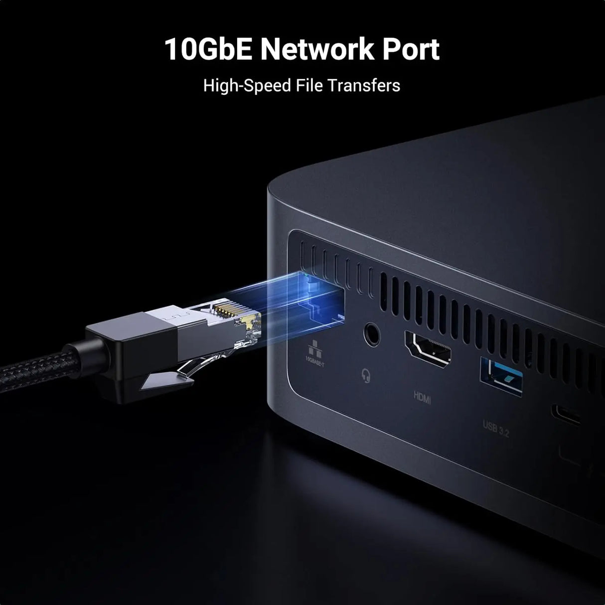 UGREEN NASync DXP480T Plus 4-Bay All-Flash SSD NAS Intel i5 1235u 10-Core 8GB DDR5 128G SSD 10GbE WiFi6 8K HDMI (25892) Ugreen