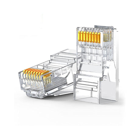 UGREEN Cat 6 U/UTP Unshielded Modular Plug LAN High Speed Gigabit Network Router Modem Smart TV PC Laptop 100 Pcs (60558) Ugreen