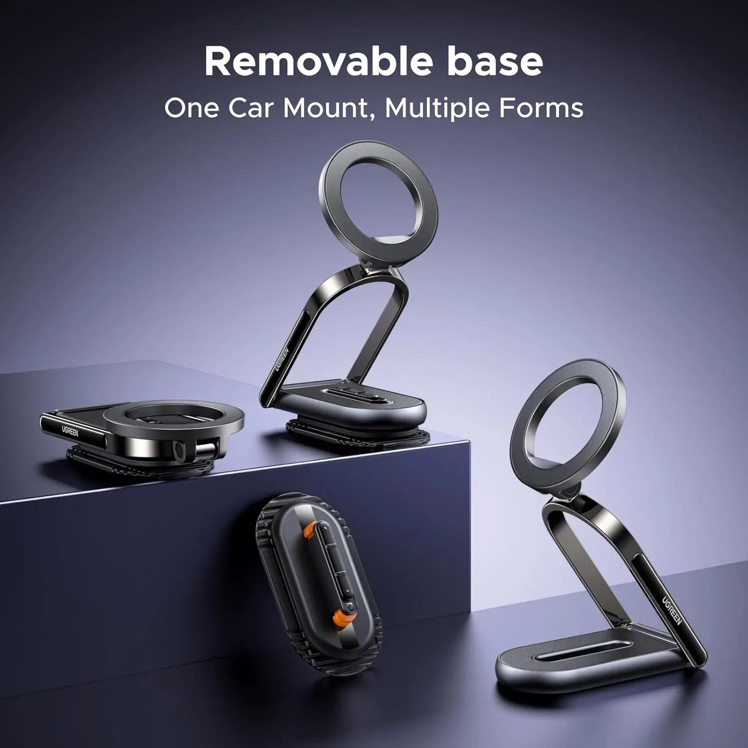 UGREEN MagSafe Car Mount Dashboard 360° Rotation Magnetic Phone Holder iPhone 16 15 14 13 12 MagSafe Case Strongest (65186)
