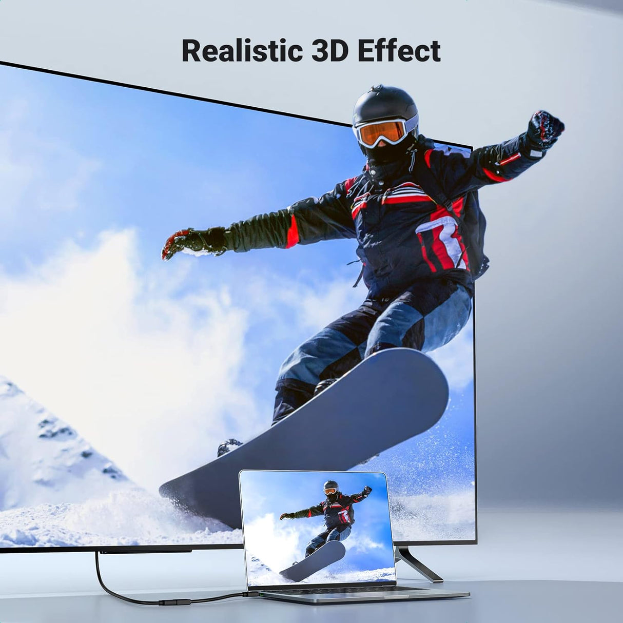 UGREEN Mini HDMI to HDMI Cable Adapter 4K 60Hz Mini HDMI Male to Female Converter Camera Tablet Graphics Card 20137 Ugreen