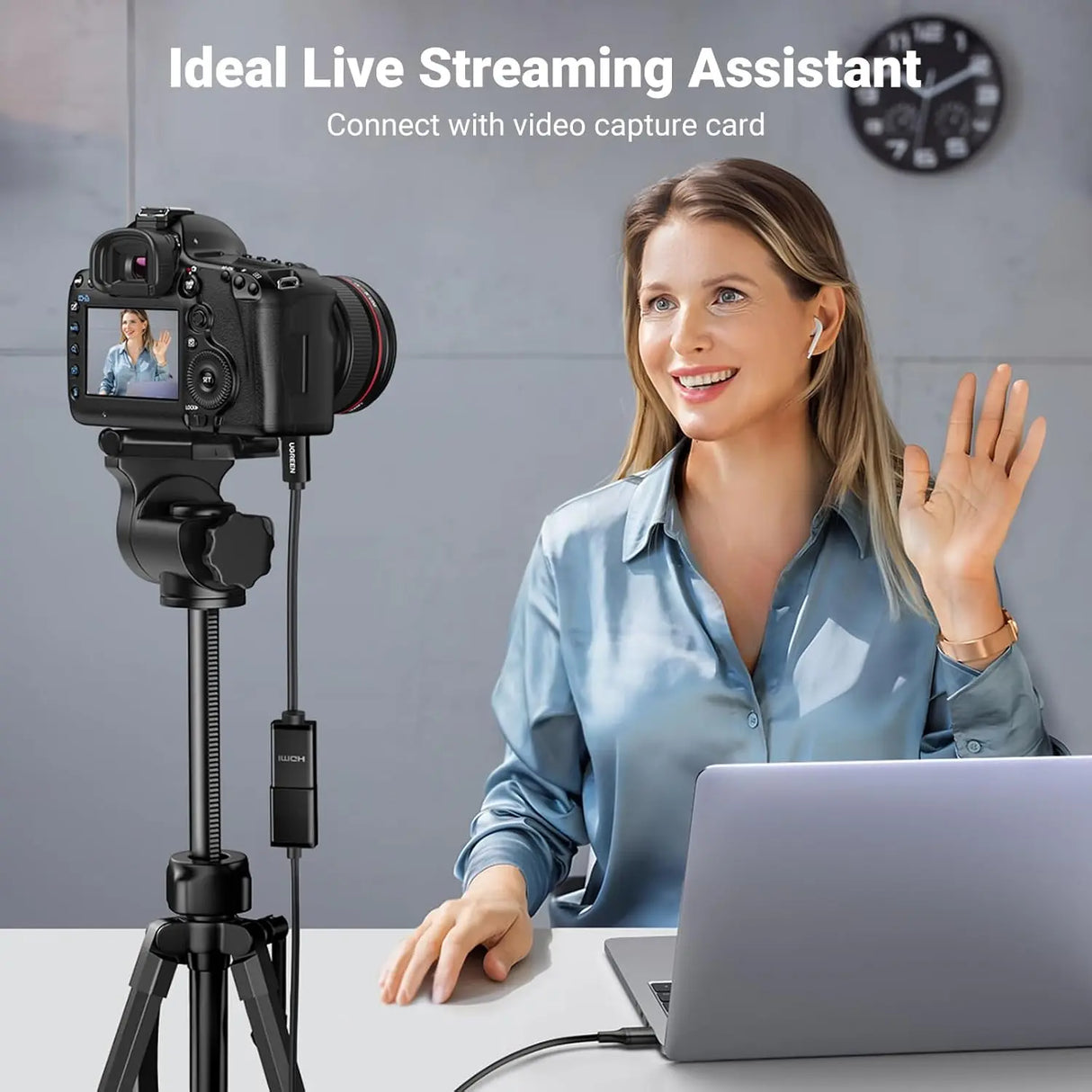 UGREEN Micro HDMI to HDMI Cable Type D Male to Type A Female Adapter 4K 3D GoPro Hero 5 Raspberry Pi 4 20134 Ugreen