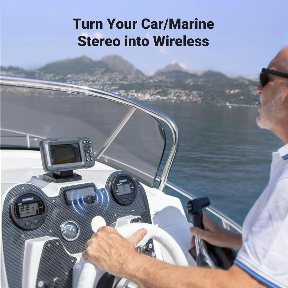 UGREEN Bluetooth 5.2 Transmitter Receiver TV Dual Pair AirPods Earbuds Speaker Headphone Adapter Airplane PC MP3 Gym (35223) Ugreen