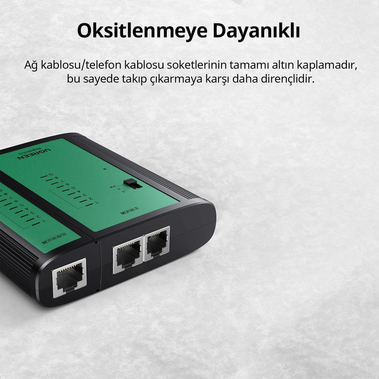 UGREEN Network Cable Tester LAN RJ45 RJ11 BNC Coaxial Ethernet Phone Cable Tester Remote Unit LED Indicators 10950 Ugreen