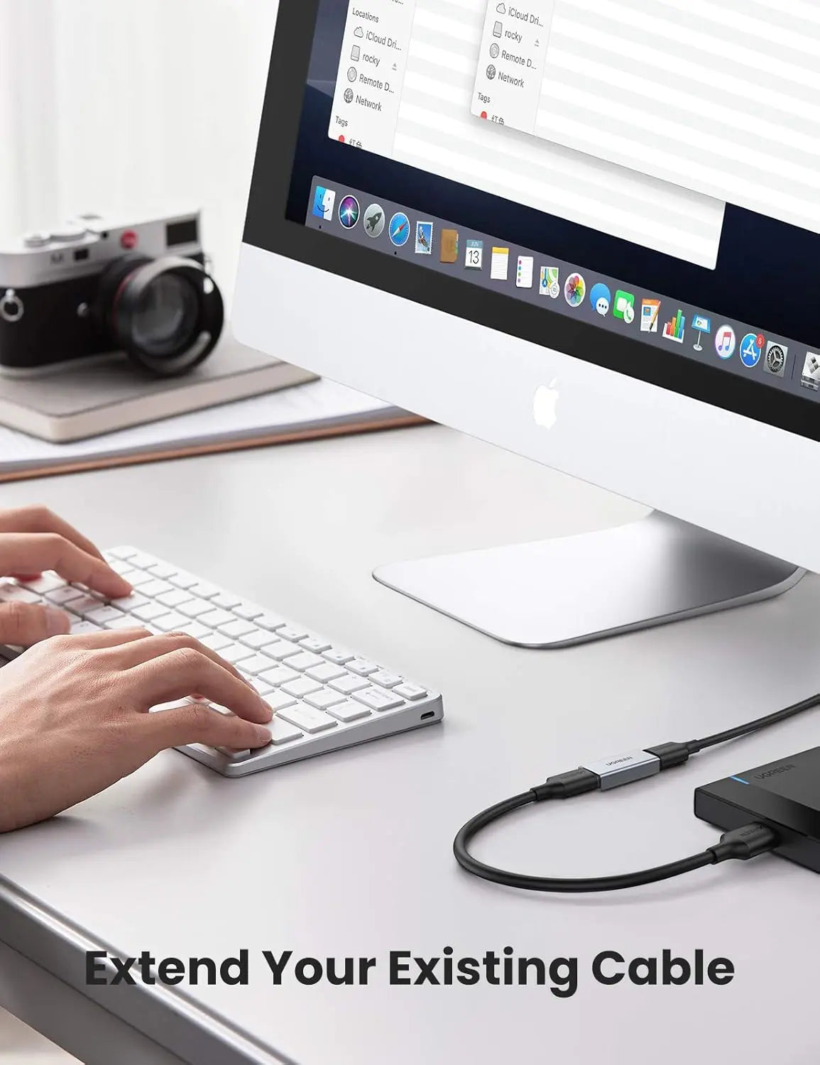 UGREEN USB 3.0 Adapter Type A Female to Female Coupler Aluminum Case 5Gbps High Speed Laptop PC Flash Drive Keyboard Mouse 20119 Ugreen