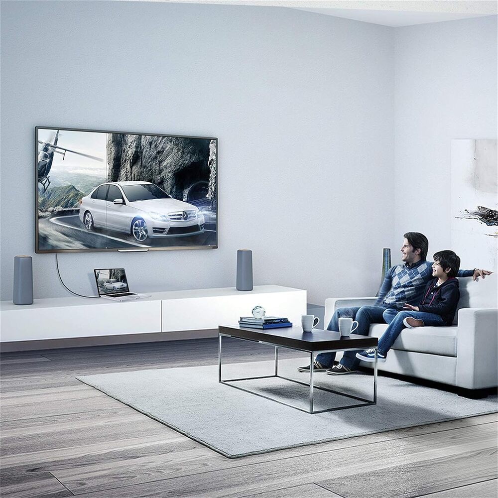 UGREEN 1M DisplayPort 1.2 Cable Male to Male 4K HD Audio Video Gold-Plated Locking HDTV Monitor Graphics Card Projector 10244 Ugreen