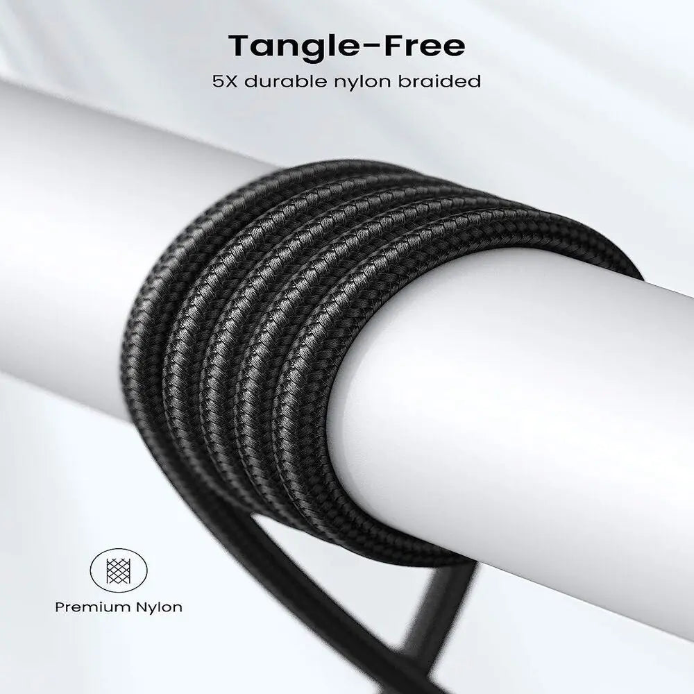 UGREEN USB-A to USB-C Cable 3M Braided Samsung Galaxy S9 S8 S10 Note 9 Nintendo Switch GoPro Hero LG G8 Pack 2 (50878P) Ugreen