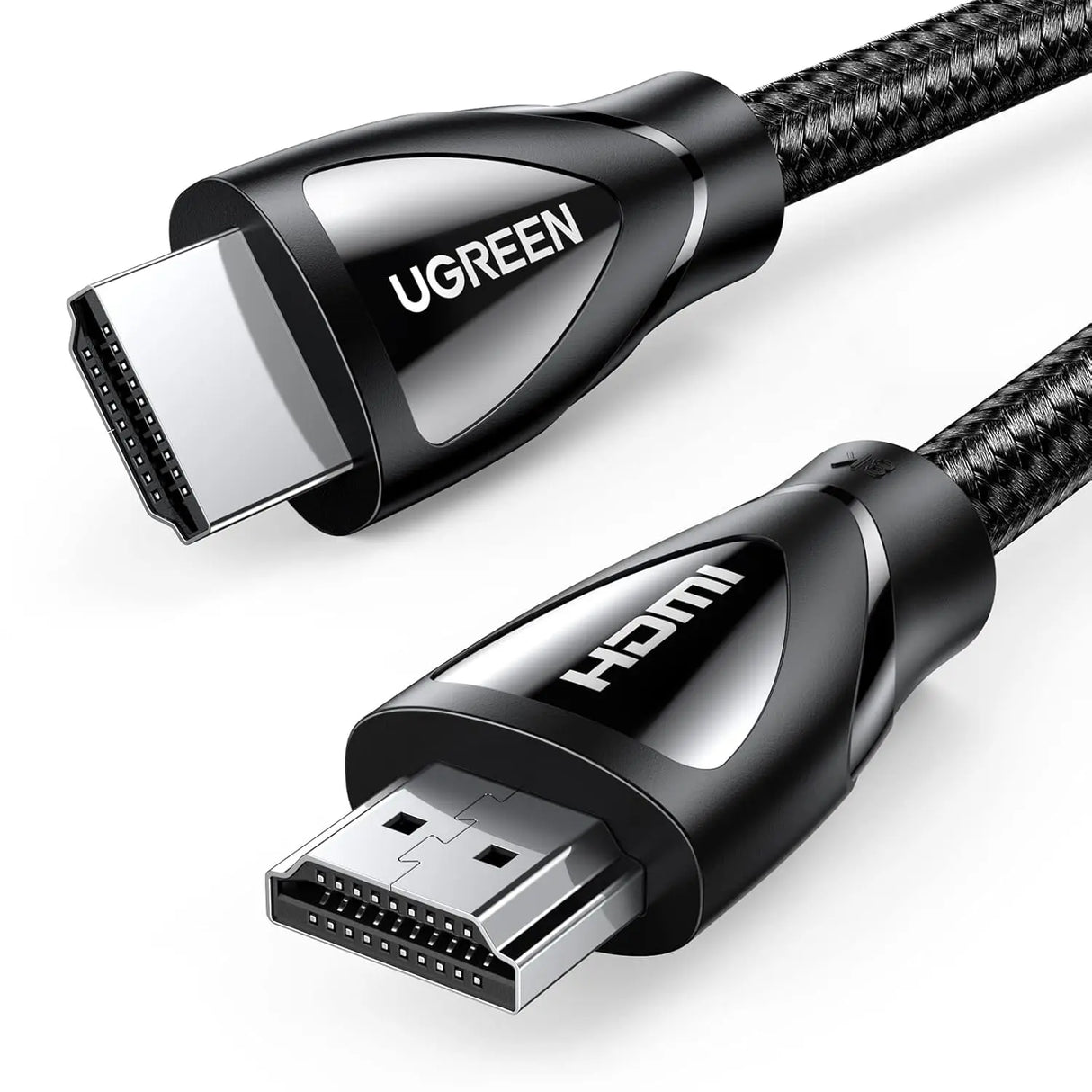 UGREEN HDMI 2.1 Cable 3M 8K@60Hz 48Gbps Ultra High Speed Braided PS5 Xbox Series X 4K120Hz UHD TV (80404) Ugreen