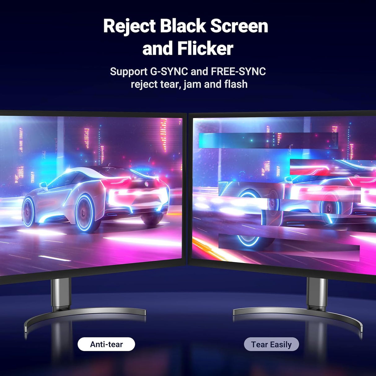 UGREEN 1M DisplayPort 1.4 Cable 8K@60Hz 4K@144Hz DP to DP High Speed HDR HBR3 DSC Gaming Monitor Graphics Card PC Laptop 80390 Ugreen