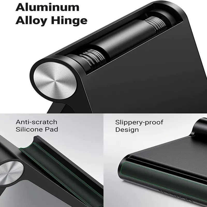 UGREEN Multi-Angle Height Adjustable Cell Phone Holder Desk Stand Mobile Phone Support Tablet Smartphone Universal (50747) Ugreen