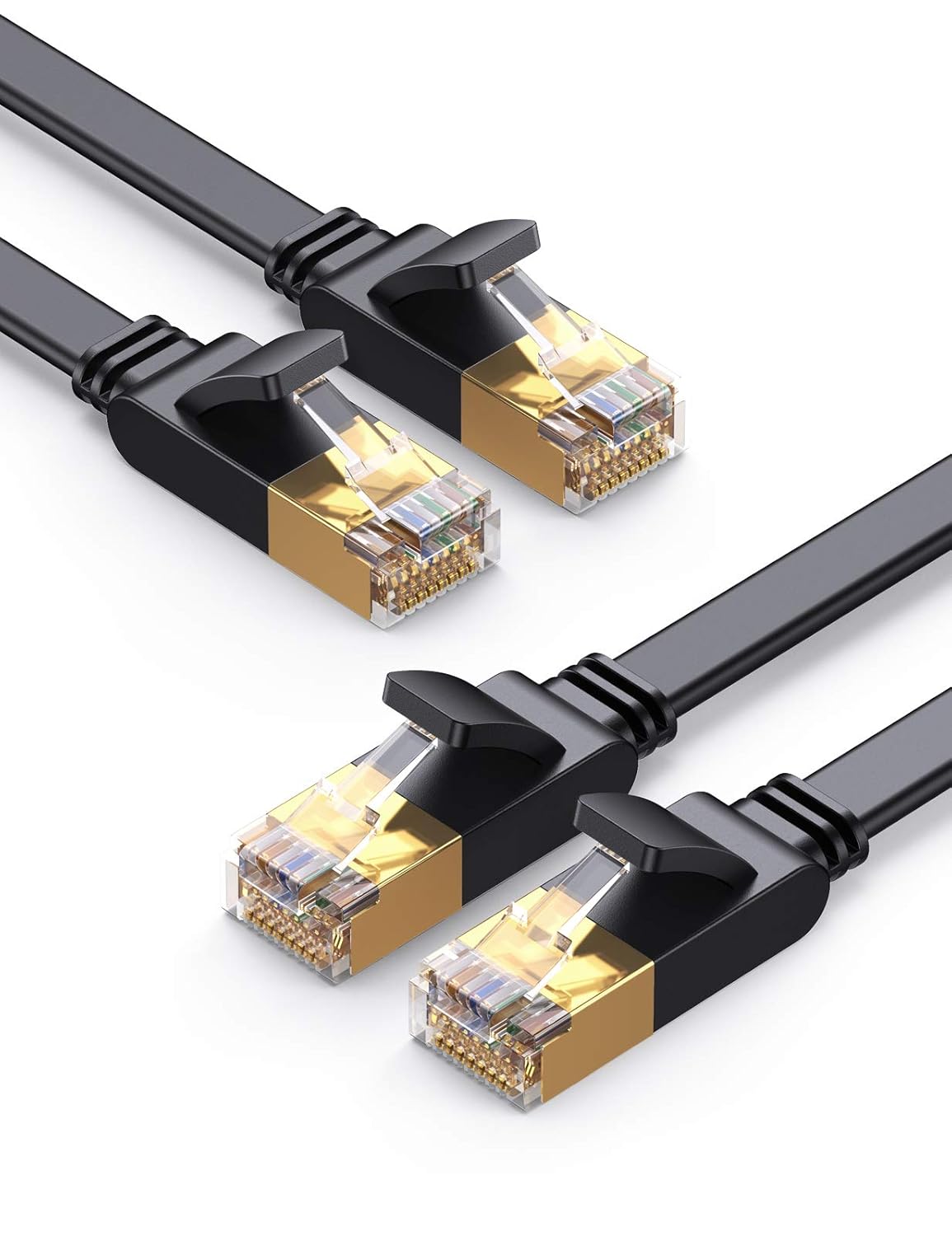 UGREEN Cat7 Ethernet Cable 20M U/FTP 10Gbps Flat Shielded LAN Gaming PS5 PS4 PS3 Xbox Laptop Router Computer (11267) Ugreen