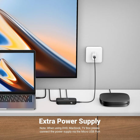 UGREEN 3 In 1 Out HDMI Switch Splitter IR Remote 4K@30Hz 3D 1080P Nintendo Switch PS4 Xbox One Apple TV Fire Stick Blu-Ray 80125 Ugreen