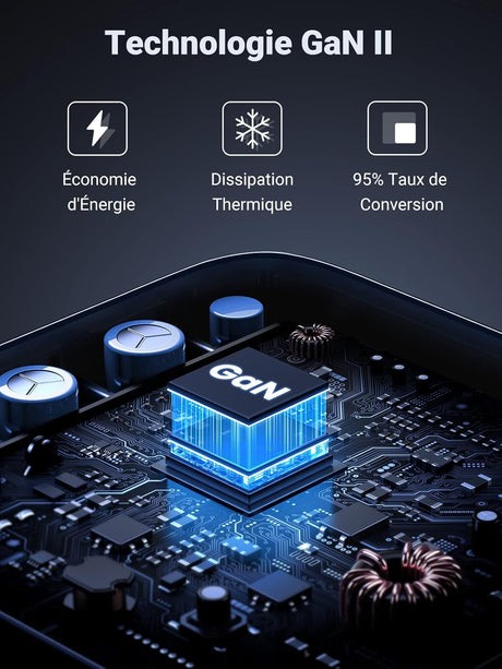 UGREEN Nexode 100W USB-C Charger 4-Port EU GaN II Fast Charger Desktop Laptop MacBook iPhone iPad Galaxy Steam Deck 90928 Ugreen