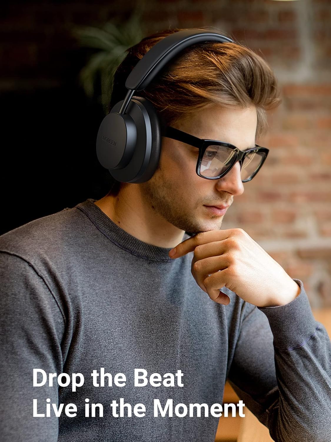 UGREEN HiTune Max 3 Active Noise Cancelling Bluetooth Headphones Over-Ear Wireless 60H Battery 3D Audio ANC 90422 Ugreen