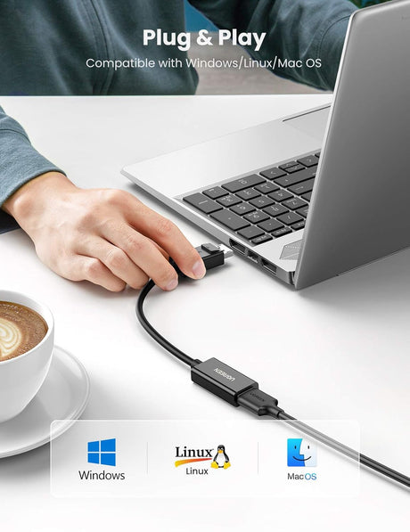 UGREEN 25cm DisplayPort to HDMI Converter Cable 4K 60Hz Video Adapter Computer Monitor Projector HDTV Display 70694 Ugreen