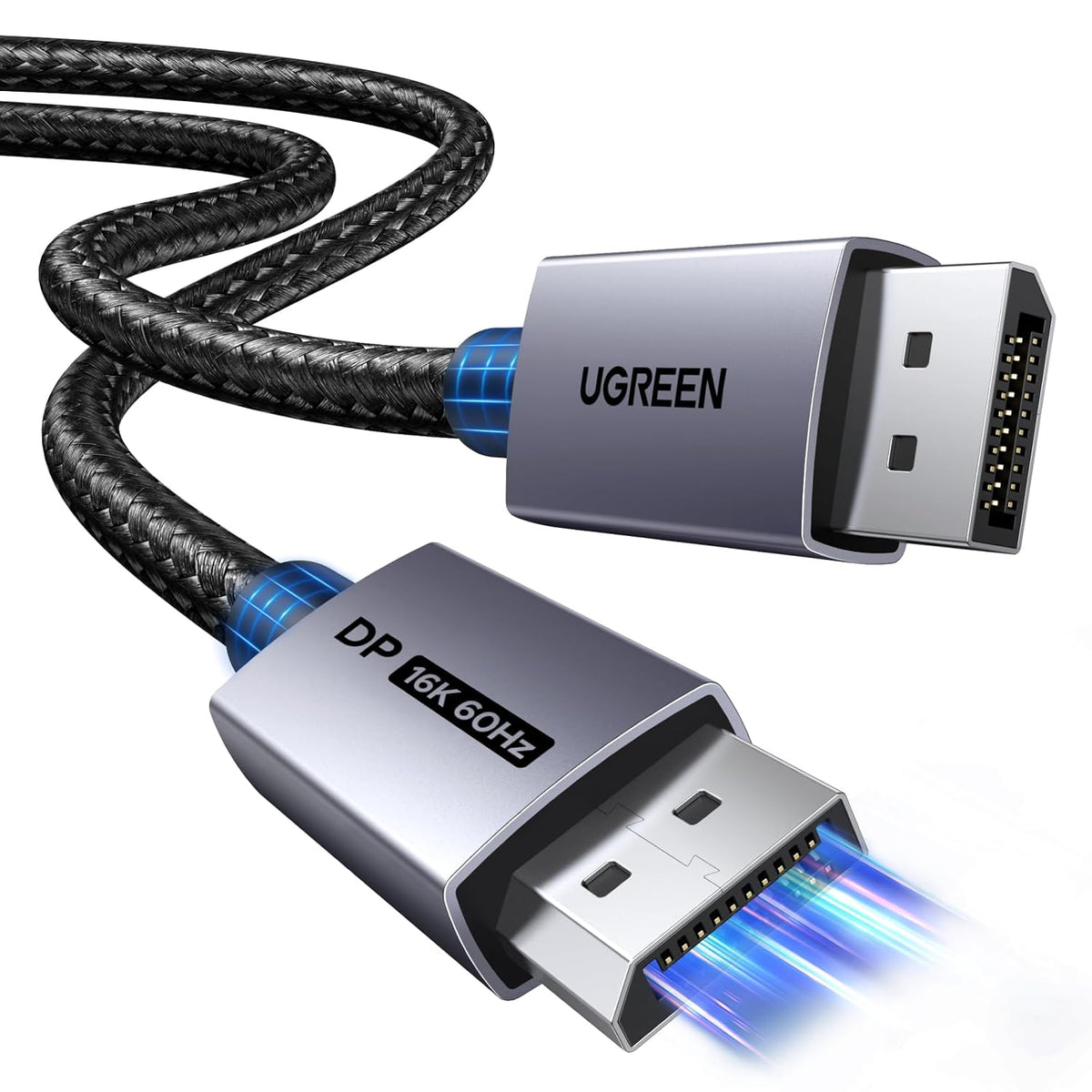 UGREEN 55568 2m DisplayPort 2.1 cable, 16K60 80Gbps,
