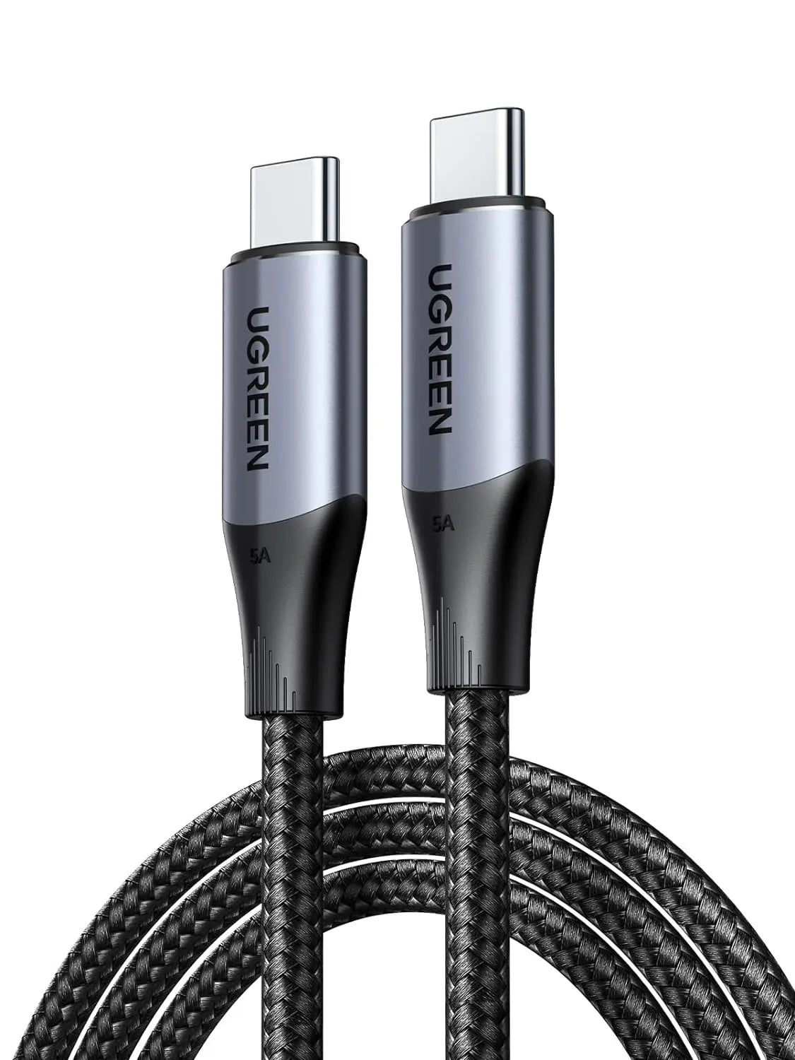 UGREEN 1M USB-C to USB-C Cable 240W PD 10Gbps Data Transfer 4K Video Braided MacBook Pro iPad Pro Galaxy Steam Deck 80150V240 Ugreen