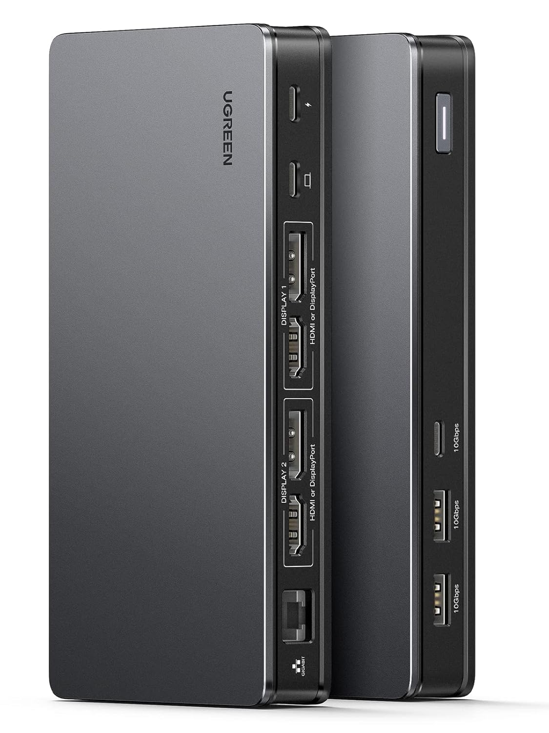 UGREEN 9-in-1 USB-C Adapter Dual Monitor 2 HDMI 2 DisplayPort 4K 60Hz 100W PD Ethernet USB 3.2 Docking Station 90912 Ugreen