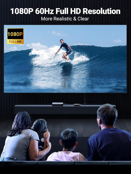 UGREEN Active HDMI to VGA Adapter Audio HDMI Male VGA Female Converter 3.5mm Audio Jack Laptop PC Monitor Projector (40248) Ugreen