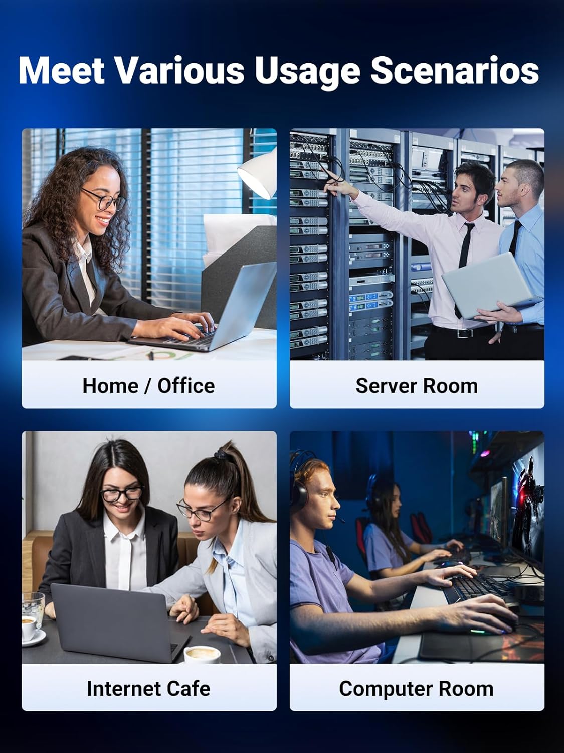 UGREEN 3M Cat 8 Ethernet Cable High Speed Braided 40Gbps 2000MHz Heavy Duty RJ45 Router Xbox PS5 Gaming PC Laptop 80432 Ugreen