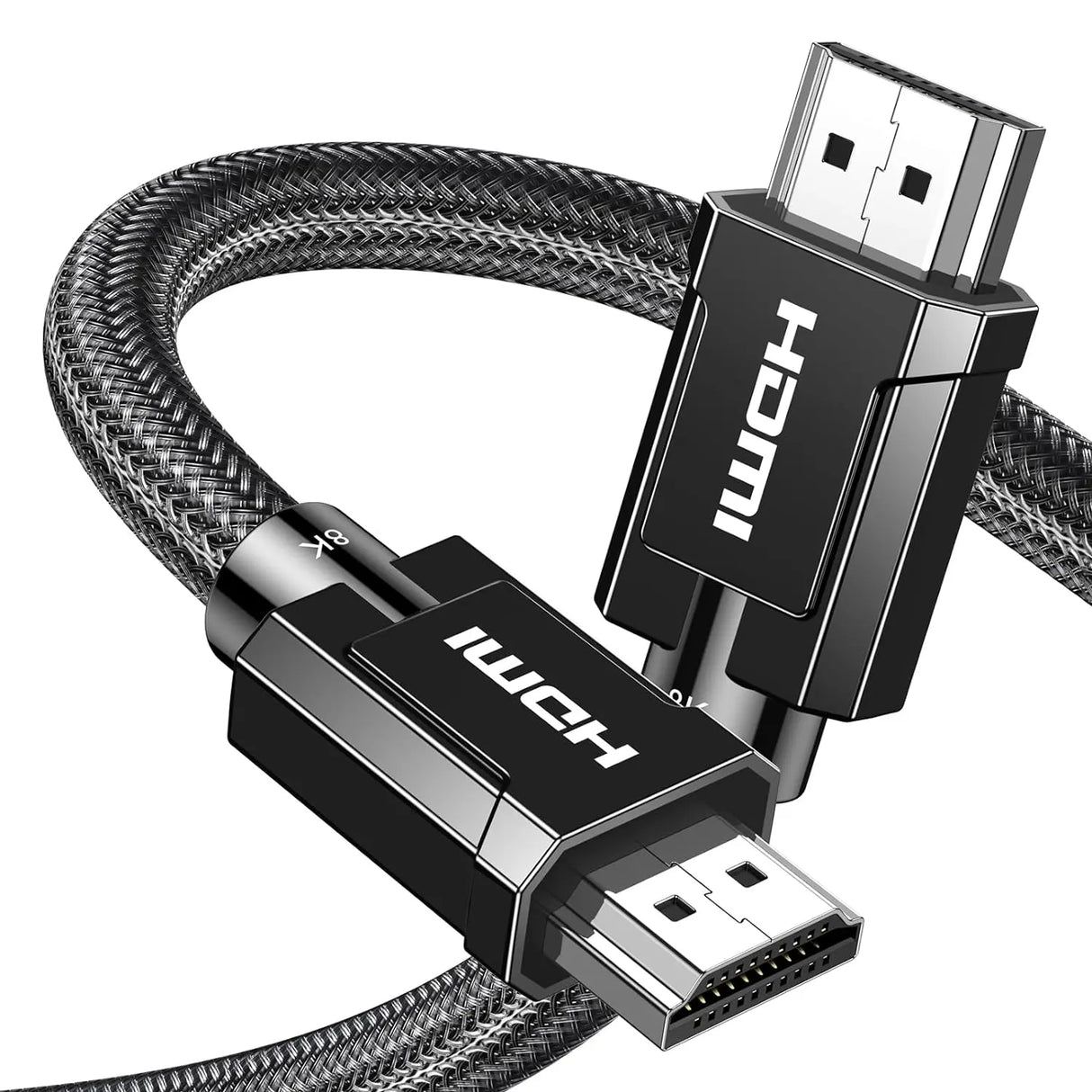 UGREEN HDMI 2.1 Cable 1M 8K@60Hz 48Gbps Ultra HD Dynamic HDR Dolby Vision eARC Nylon Braided PS5 Xbox Nintendo (70319) Ugreen