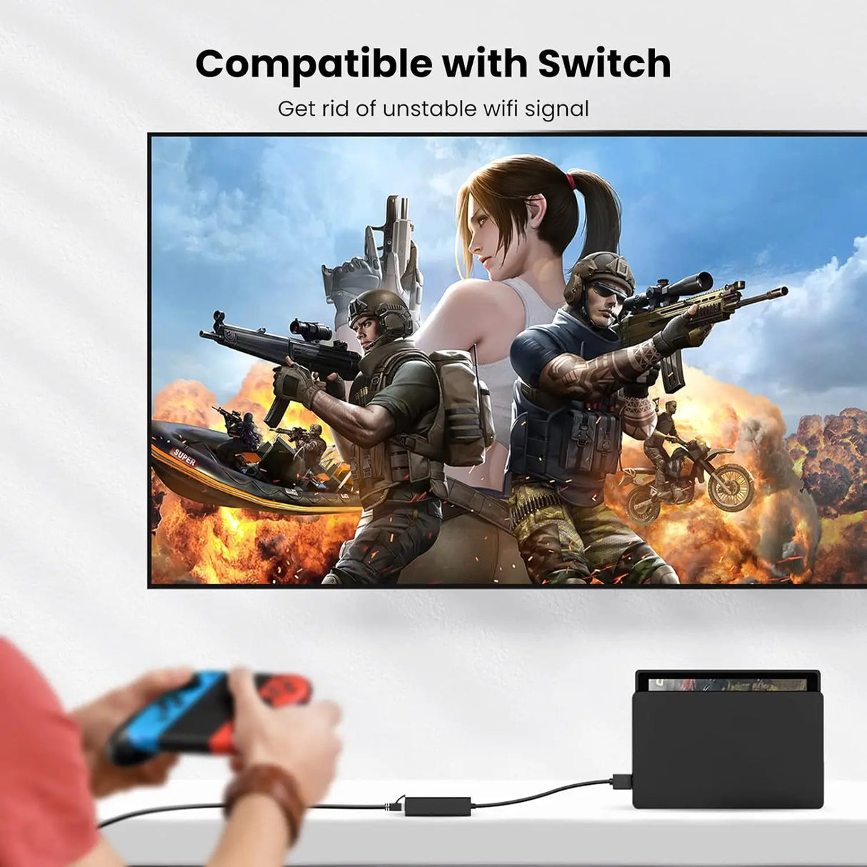 UGREEN USB 3.0 Ethernet Adapter Gigabit 1000Mbps 10/100/1000 Network Nintendo Switch MacBook Surface Pro Laptop PC Wired LAN 20256 Ugreen