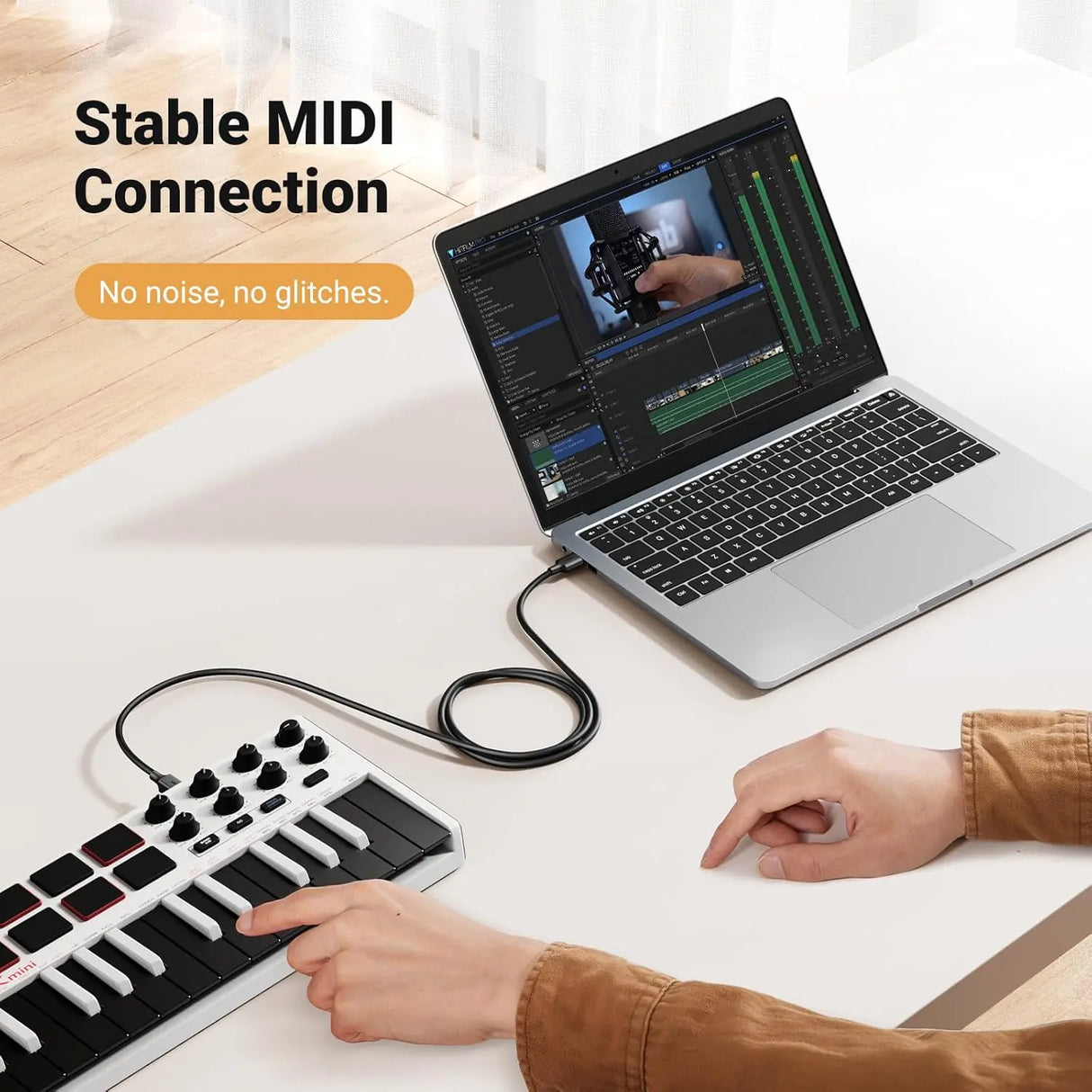 UGREEN USB 2.0 Printer Cable 1.5M A to B Male Gold Plated HP Canon Brother Samsung Dell Epson Scanner (10350) Ugreen