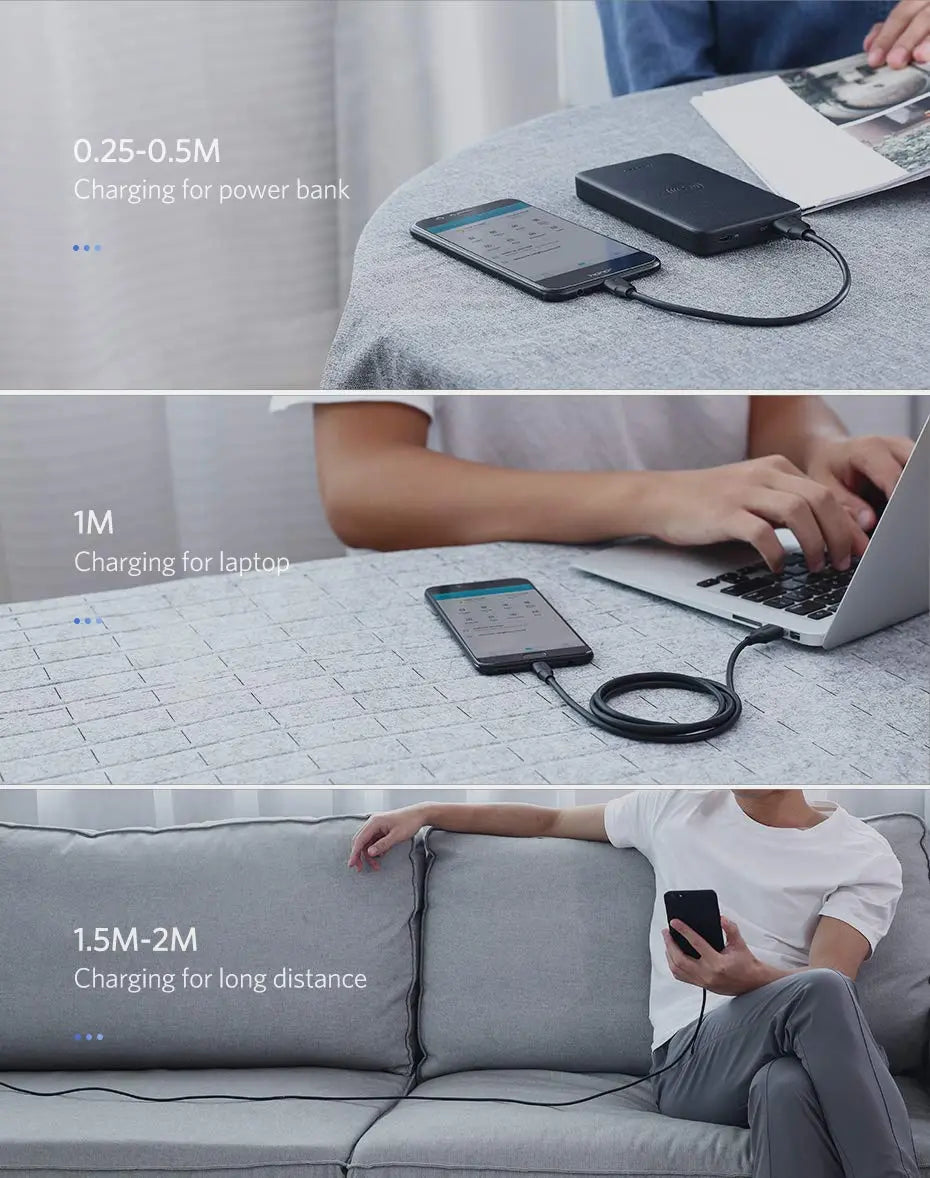 UGREEN 2M USB-A to Micro USB Cable USB 2.0 Data Sync Charging Cord Nickel Plated Android PS4 Controller Camera 60138