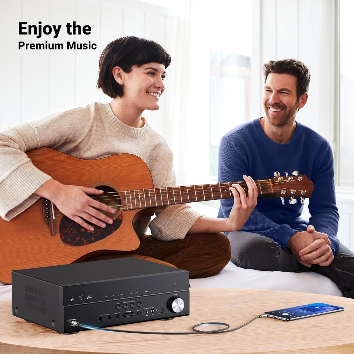 UGREEN 3.5mm to 6.35mm Audio Cable 1M Male TRS Instrument Cable 24K Gold Plated Professional Audio Equipment 10625 Ugreen