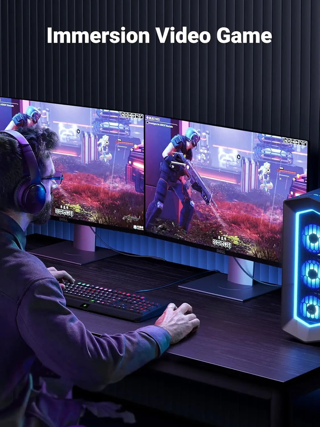 UGREEN 2M DisplayPort to HDMI Cable 4K UHD Male to Male Video Display Cable HDTV Monitor Projector Computer 10202 Ugreen