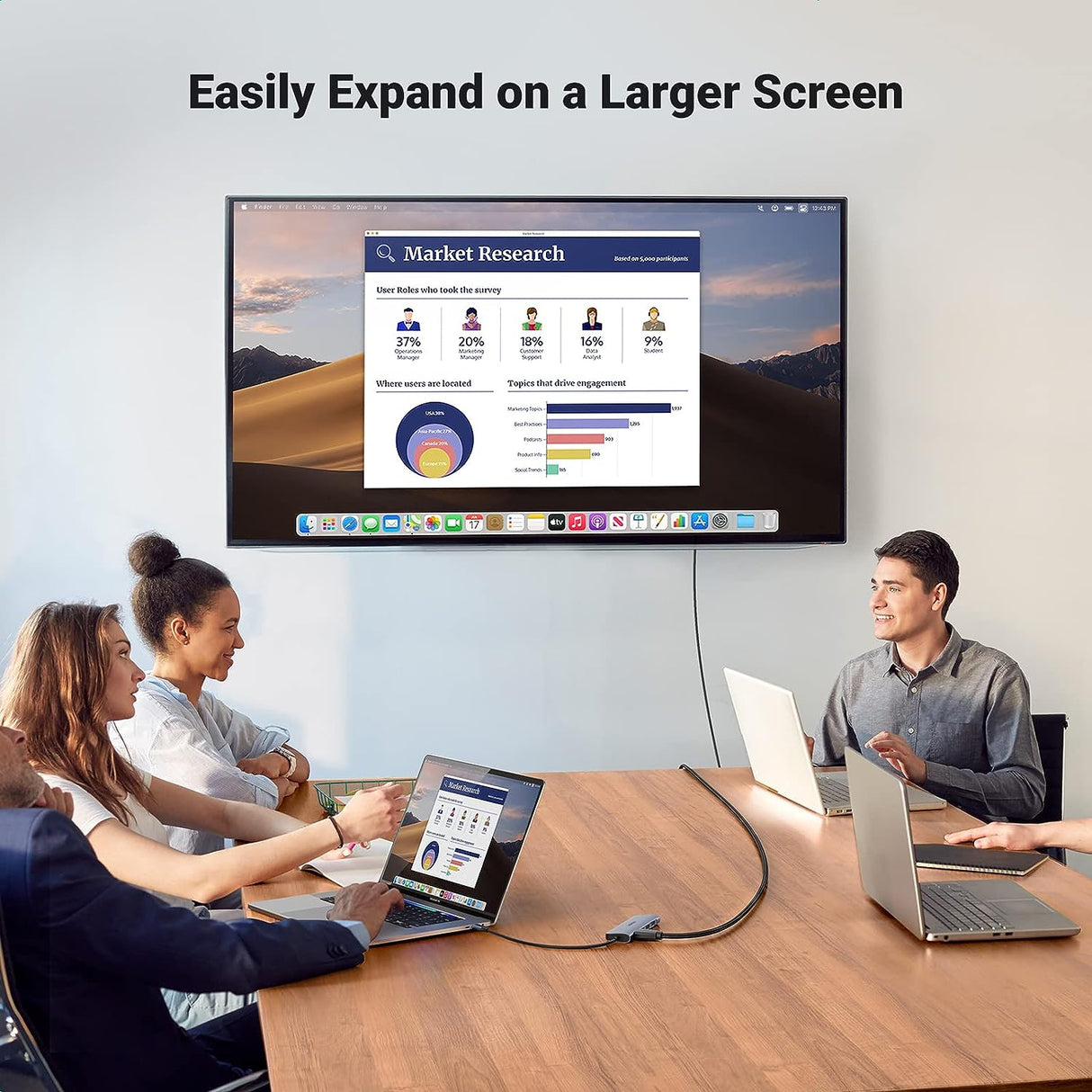 UGREEN 10M HDMI 2.0 Cable 4K@60Hz Ultra HD Braided High Speed HDR 18Gbps Audio Return TV Monitor Gaming Console Projector 40414 Ugreen