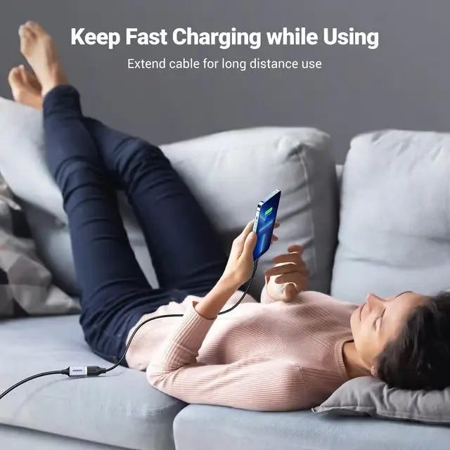 UGREEN 5M USB 3.0 Extension Cable Male to Female Nylon Braided 5Gbps Keyboard Mouse Hub Flash Drive Webcam 25285 Ugreen